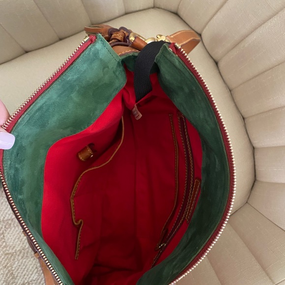 Dooney & Bourke Florentine satchel, natural - Picture 7 of 11